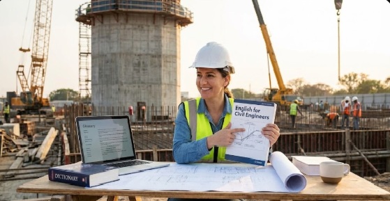 الدليل المهني لمهندسي الهندسة المدنية | أهم 100 جملة وتعبير في بيئة العمل الإنشائية
