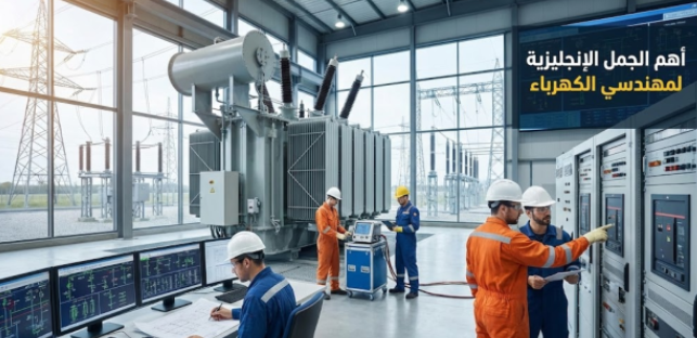 أهم الجمل الإنجليزية لمهندسي الكهرباء | احتراف التواصل في المواقع والمنشآت